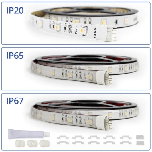 11 meter complete set RGBW led strip met Zigbee controller