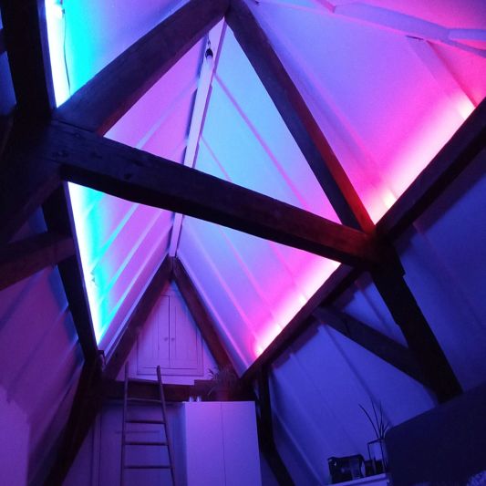 11 meter complete set RGBW led strip met Zigbee controller