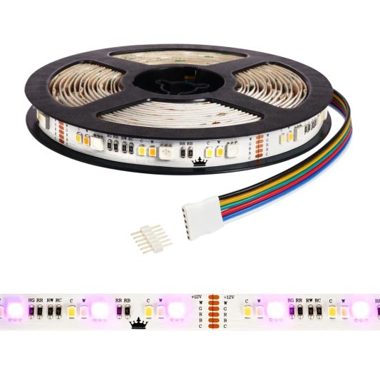 12 meter complete set RGBWW led strip met Zigbee controller