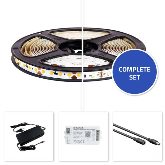 19 meter complete set witte led strip met Zigbee controller