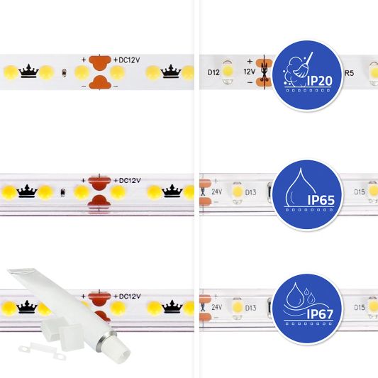 20 meter complete set witte led strip met Zigbee controller