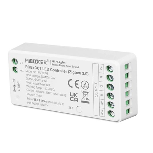 5 meter complete set RGBWW led strip met Zigbee controller