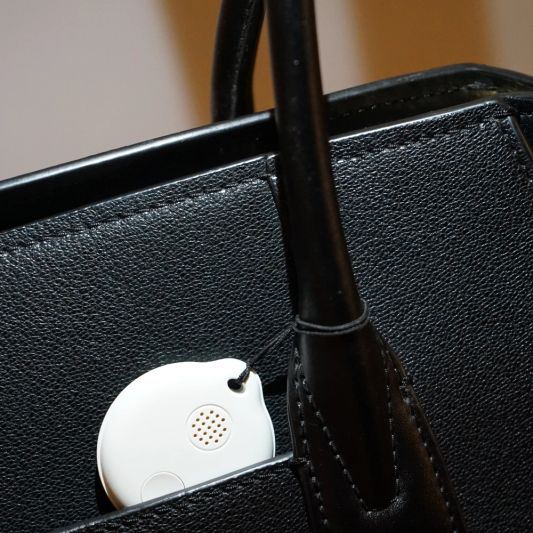 Anti-lost Tracker wit compatibel met het Apple Find My-netwerk