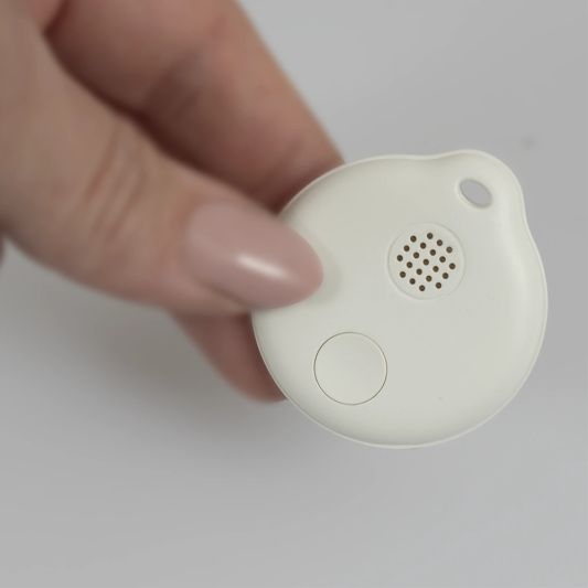 Anti-lost Tracker wit compatibel met het Apple Find My-netwerk