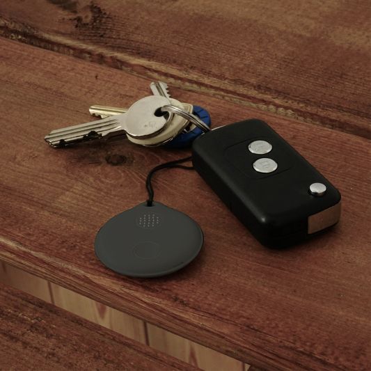 Anti-lost Tracker zwart compatibel met het Apple Find My-netwerk