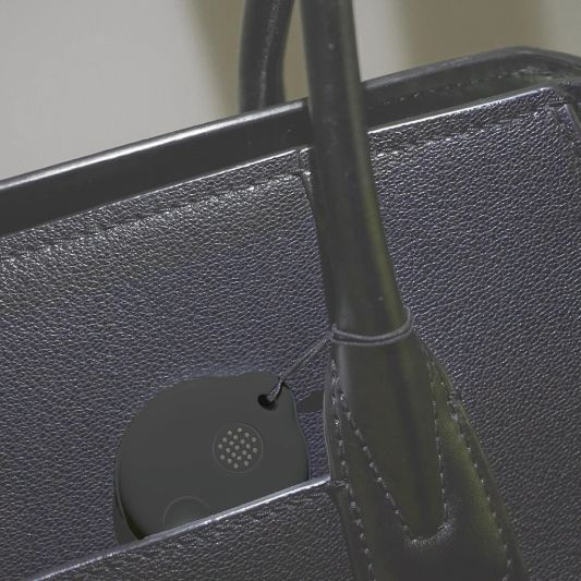 Anti-lost Tracker zwart compatibel met het Apple Find My-netwerk