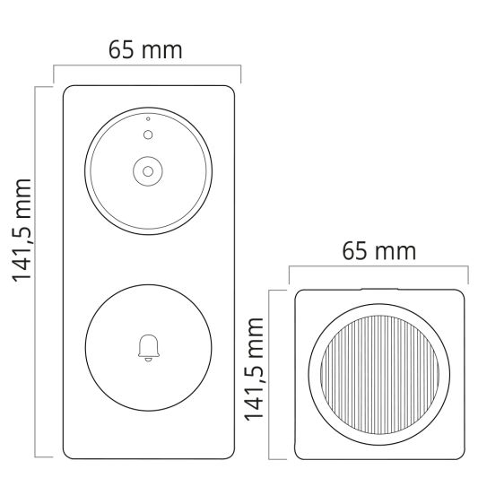 Aqara Doorbell Camera Hub G410 Select – Zwart