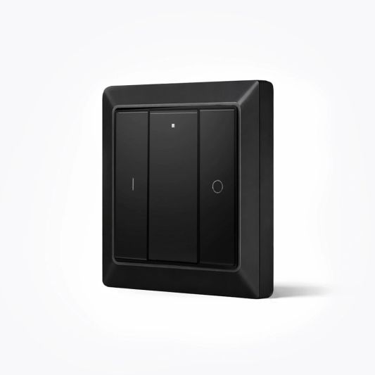 Draadloze Zigbee schakelaar van EcoDim - Geschikt voor 1 groep - Zwarte kleur