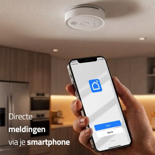 Heiman smart Wifi rookmelder - voordeelset 3 stuks