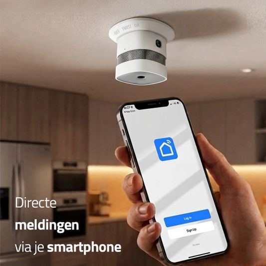 Heiman smart zigbee rookmelder- voordeelset 3 stuks