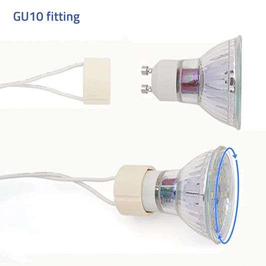 Kantelbare spot armatuur vierkant - zwart - Geschikt voor GU10/MR16