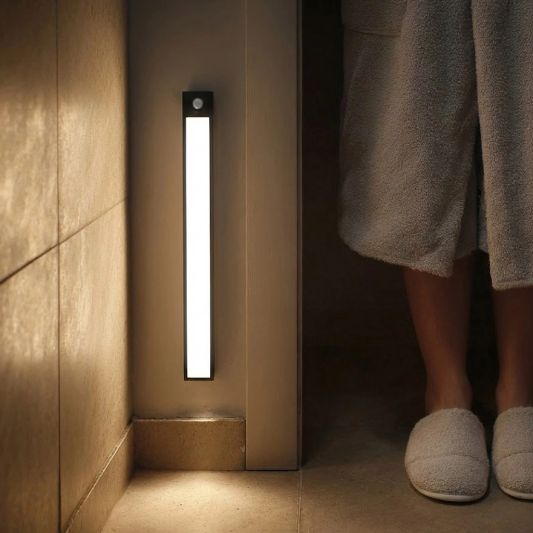 Kastverlichting met sensor - Dual White - 40cm - Oplaadbaar - Zwart