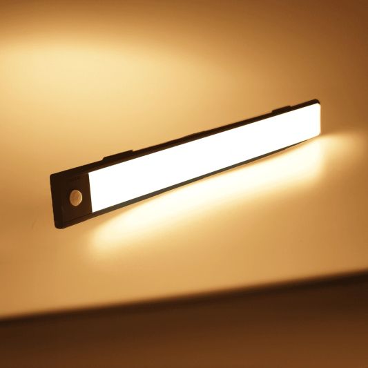 Kastverlichting met sensor - Dual White - 40cm - Oplaadbaar - Zwart