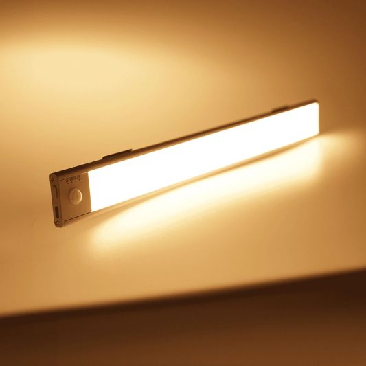 Kastverlichting met sensor - Dual White - 50cm - Oplaadbaar - Zilver