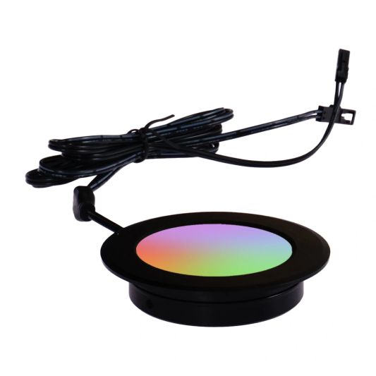 RexTech RGBWW Inbouwspot Zwart 3 pack