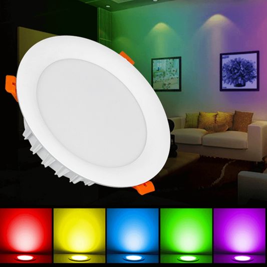 RGBWW led inbouwspot downlight 18 Watt - Voordeelset van 3 stuks