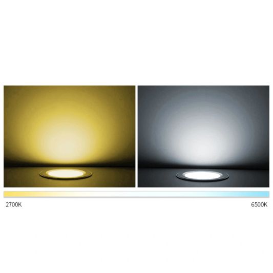 RGBWW led inbouwspot downlight 18 Watt - Voordeelset van 3 stuks