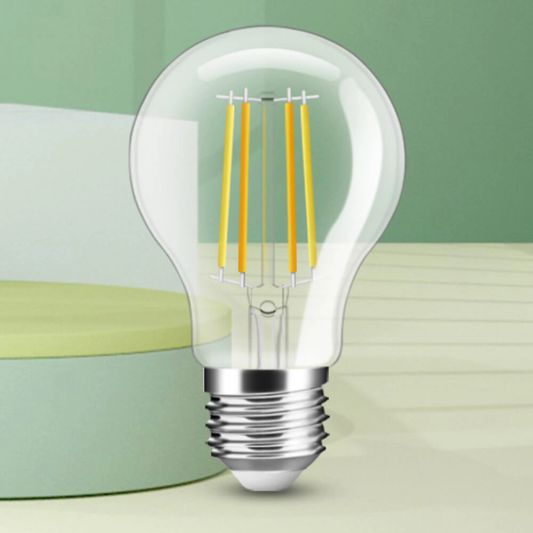 Slimme filament LED lamp van Milight - Dual white 7W E27 fitting - A60 model voordeelset van 3