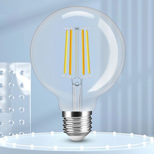 Slimme filament lamp - Dual white 7W E27 fitting - G95 model - voordeelset van 3