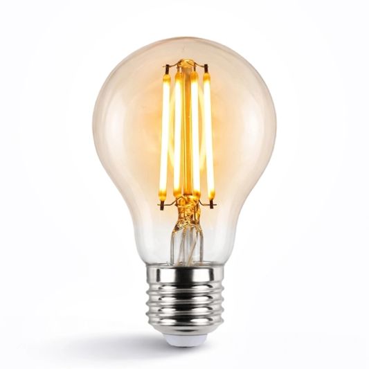 Slimme filament Zigbee LED lamp - Dual white 7W E27 fitting - A60 model colored