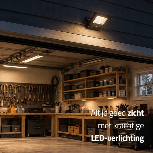 Slimme schijnwerper/bouwlamp 20 watt - RGBWW Multicolor en wit
