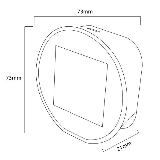 Slimme wifi klimaatsensor met display