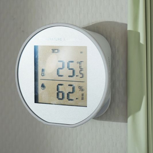 Slimme wifi klimaatsensor met display