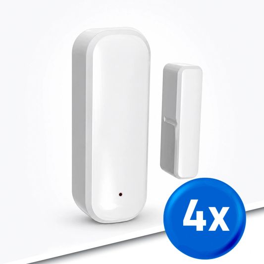 Slimme Zigbee deursensor - Set van 4