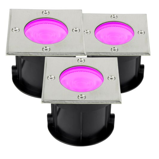 Slimme Zigbee inbouw grondspot 9W recht - Starterset