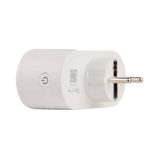 Slimme stekker - dubbel - Met energiemeting - 2-pack