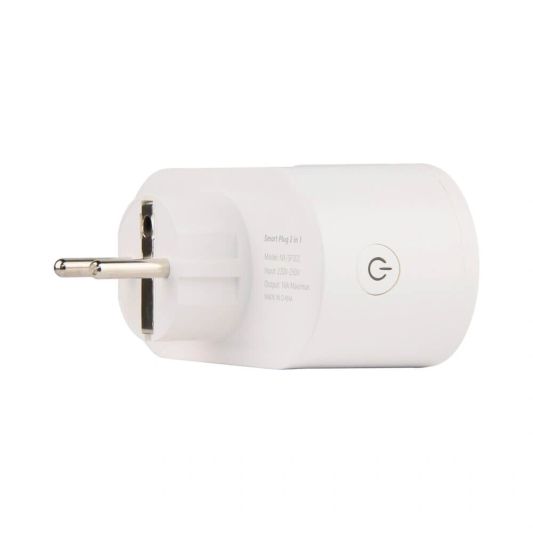 Slimme stekker - dubbel - Met energiemeting - 2-pack