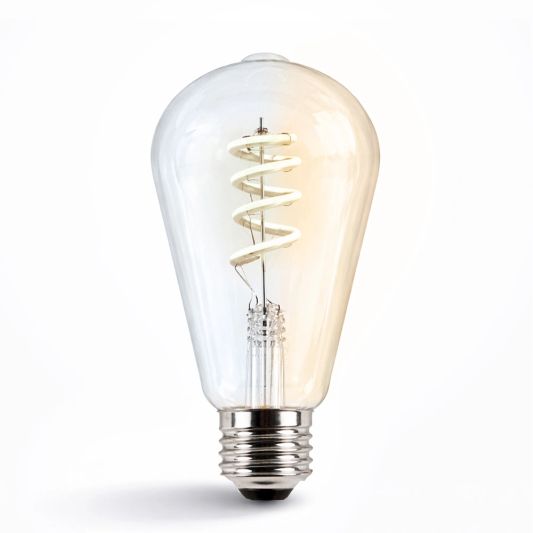 Tuya slimme led filament lamp goud - E27 fitting Edison - Dual White