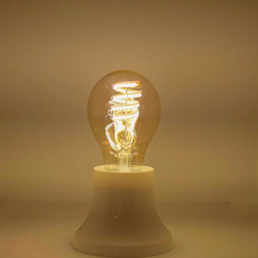 Tuya slimme led filament lamp goud - E27 fitting kogelvormig - Dual White - voordeelset van 3