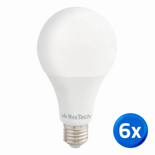 Tuya slimme led lamp 15 watt - E27 fitting - RGBWW Multicolor en Wit 6-pack