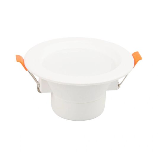 Wifi slimme led lamp 7 watt - Downlight - RGBWW Multicolor en Wit - Voordeelset van 6 stuks