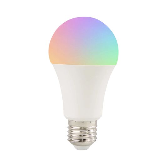 slimme wifi lamp 9 watt - E27 fitting - RGBWW Multicolor en Wit - 6-pack