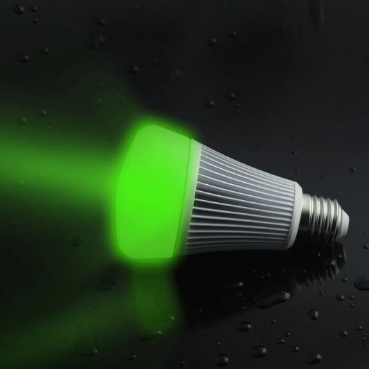 WIFI LED lamp RGBW 9W E27 fitting voordeelset van 6