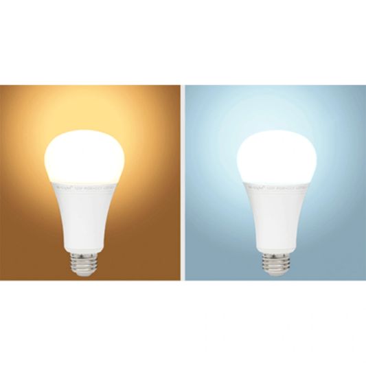 Wifi LED lamp RGBWW 12 Watt E27 fitting voordeelset van 3