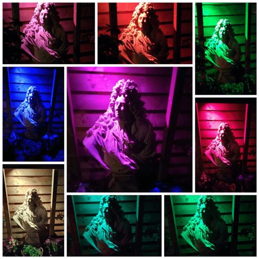 Wifi LED Tuinspot met RGBWW kleuren 6 watt