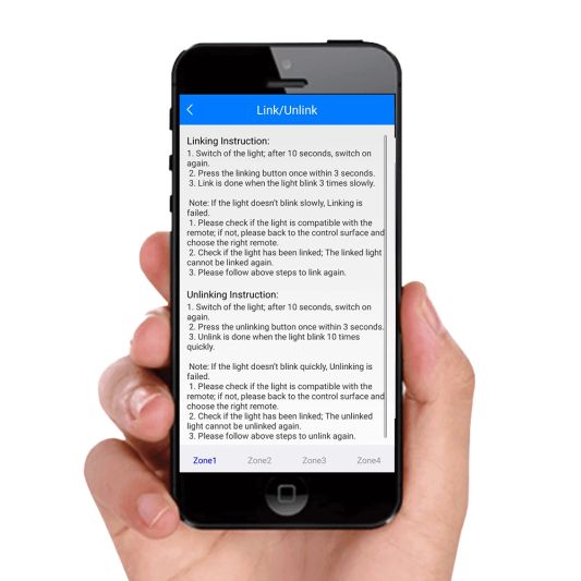 Wifi set met 1-4 RGBWW LED downlights 6 Watt inbouwspots