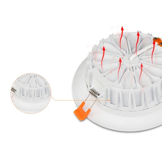 Wifi set met 1 tot 4 RGBWW led inbouwspots 18 Watt