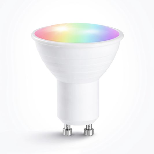 Wifi slimme led spot 4 watt - GU10 fitting - RGBWW Multicolor en Wit