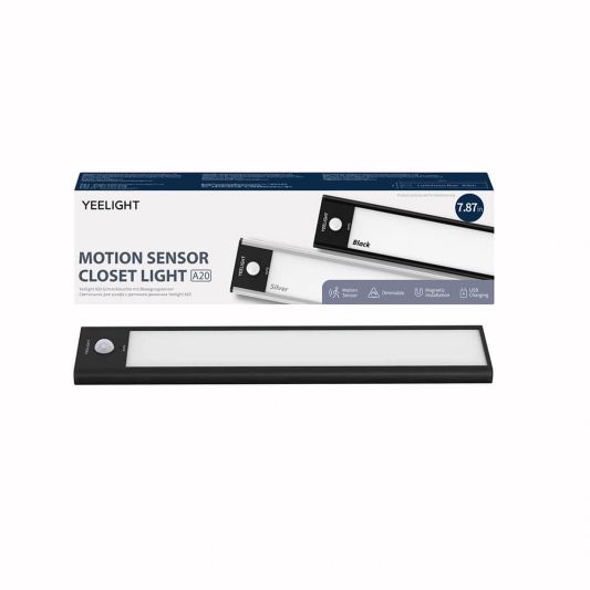 Yeelight kastverlichting met sensor 20 cm - Warm wit licht - Oplaadbare batterij