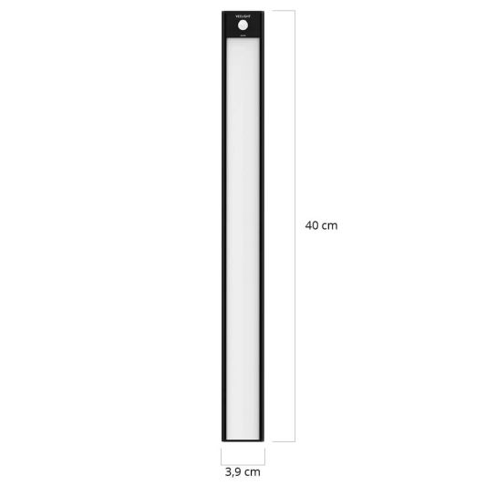 Yeelight kastverlichting met sensor 40 cm - Warm wit licht - Oplaadbare batterij - Voordeelset van 2 stuks