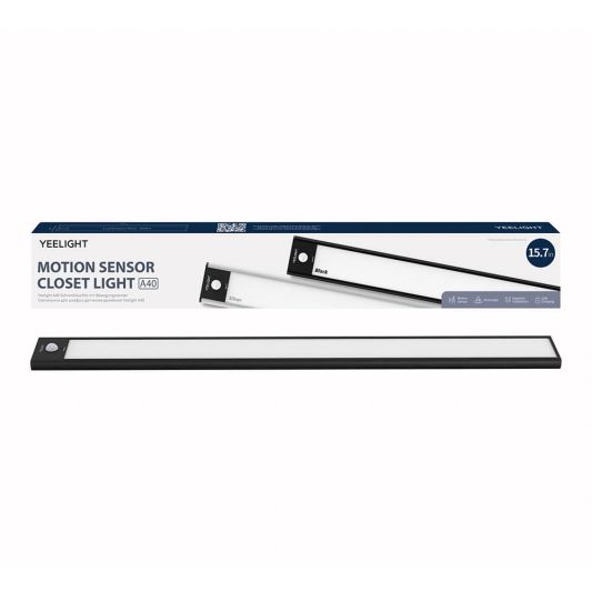 Yeelight kastverlichting met sensor 40 cm - Warm wit licht - Oplaadbare batterij
