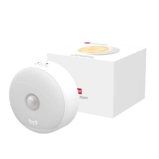 Yeelight nachtlamp 0,25W - Warm witte lichtkleur - Meerdere ophangmogelijkheden