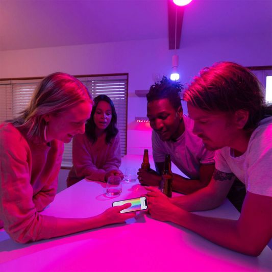 Yeelight slimme led lamp E27 fitting Google Seamless - Warm Wit licht