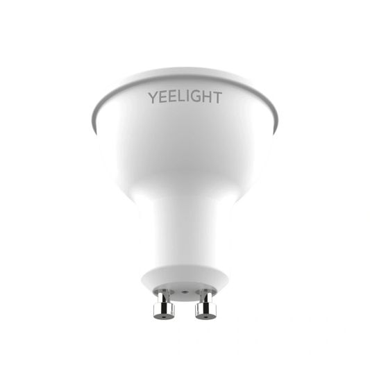 Yeelight slimme led spot - GU10 fitting - RGBWW Multicolor en Wit - Voordeelset van 6 stuks