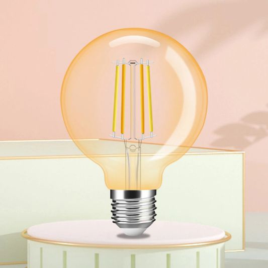 Zigbee LED filament lamp Dual White 7W E27 fitting amberkleurig
