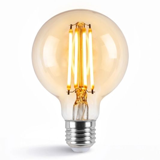 Zigbee LED filament lamp Dual White 7W E27 fitting amberkleurig